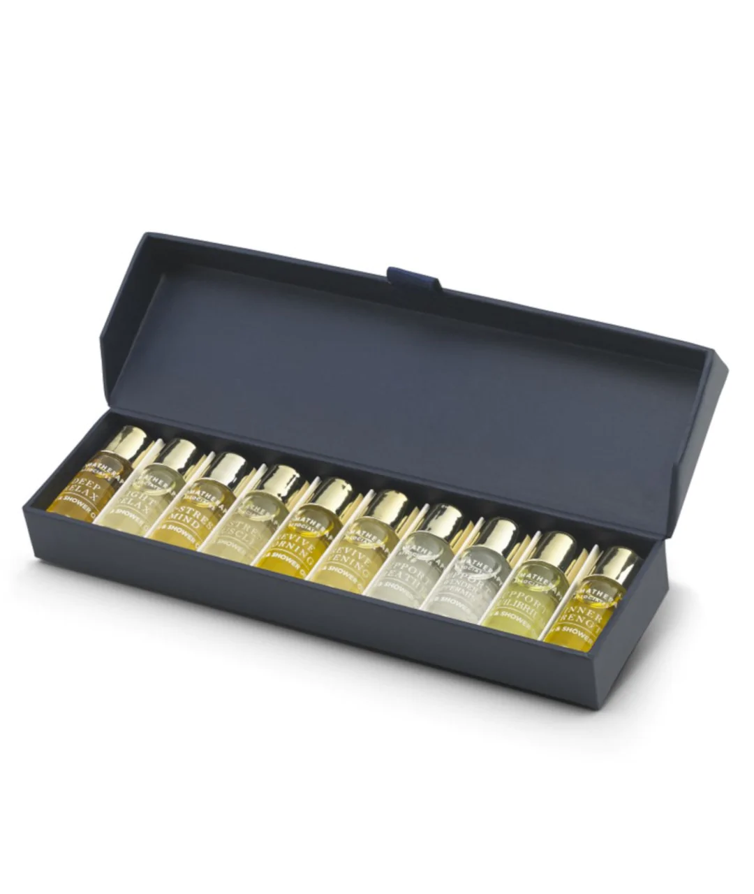 DISCOVERY BATH & SHOWER OILS COLLECTION - Kolekcja 10 mini-olejków do kąpieli 10x3ml z opakowaniem