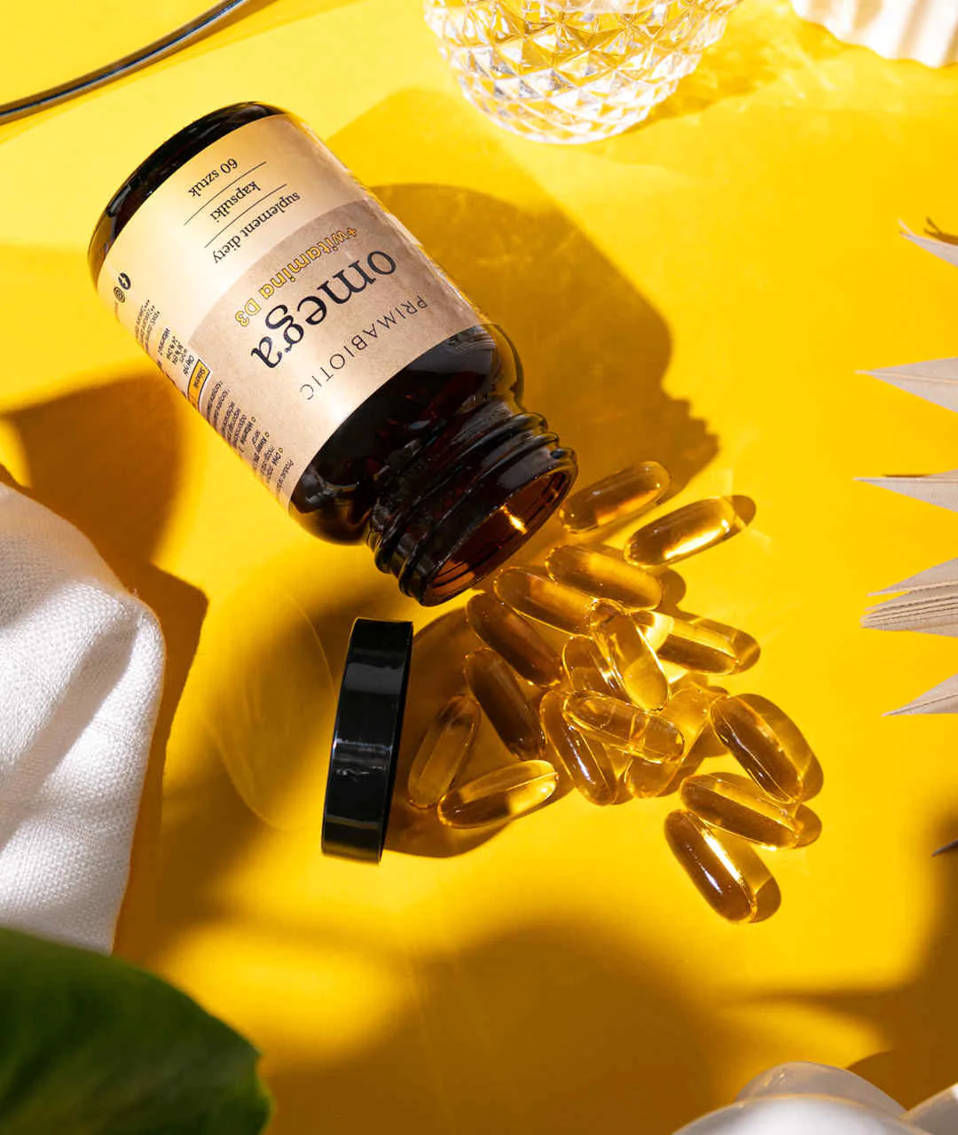 Omega+ Vitamin D3 - capsules 60 capsules package