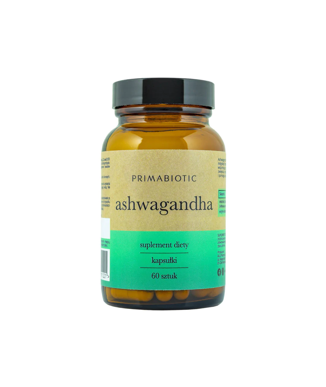 Ashwagandha 60 kapsułek Ashwagandha 60 kapsułek