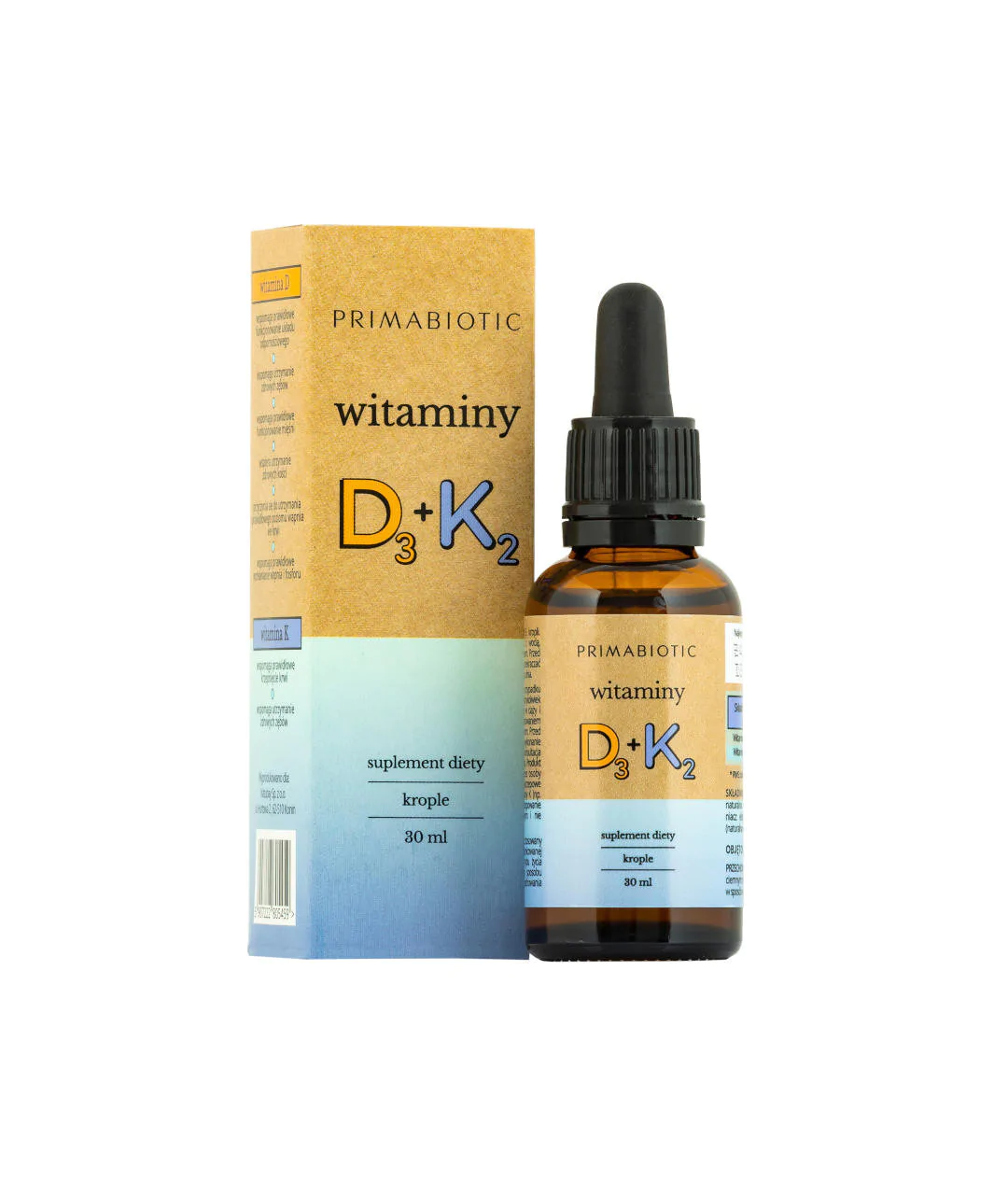 Witamina D3 + K2 - krople 30 ml opakowanie Witamina D3 + K2 - krople 30 ml opakowanie