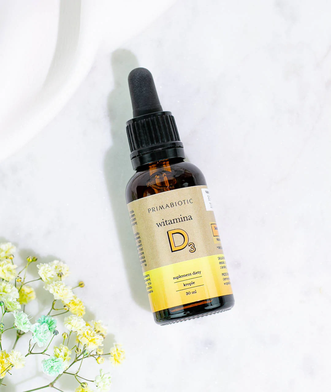 Vitamin D3 - drops 30 ml package - visualization