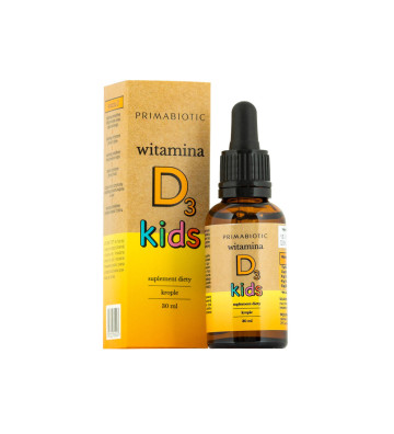Witamina D3 Kids - krople 30 ml - Primabiotic