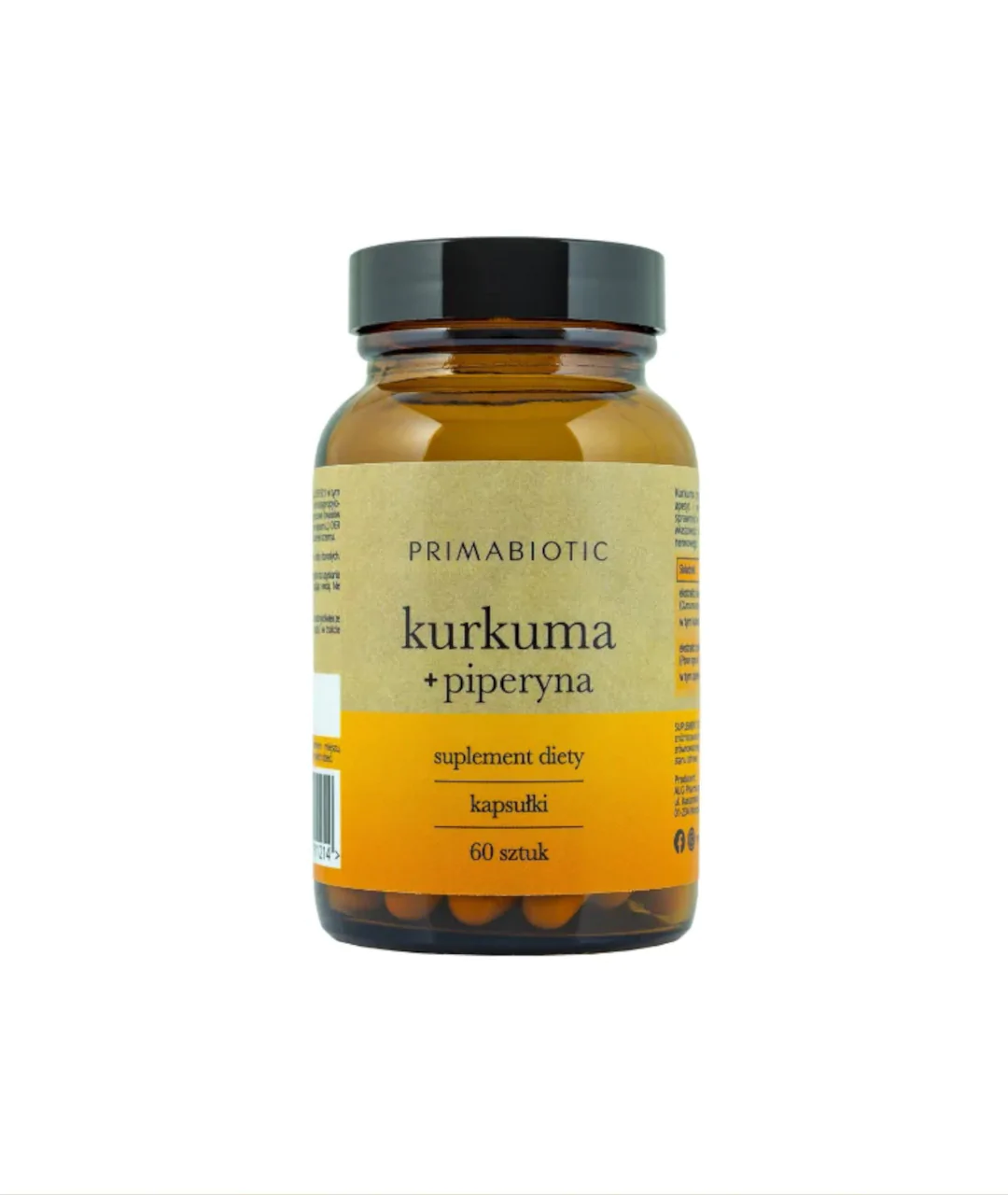 Kurkuma - kapsułki 60 kapsułek Kurkuma - kapsułki 60 kapsułek