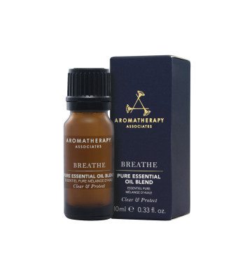 BREATH Pure Essential Oil Blend - Ułatwiający oddychanie olejek do inhalacji 10ml z opakowaniem
