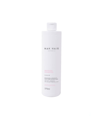 Nourish - intensive moisturizing shampoo for bleached, dry and damaged hair 375ml - Nak Haircare