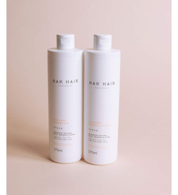 Volume - shampoo to thicken hair and add shine 375ml - Nak Haircare 2
