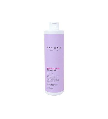 Rose Blonde - szampon bogaty w składniki odżywcze, uzupełnia kolor oraz nadaje różowe refleksy włosom blond 375ml - Nak Haircare
