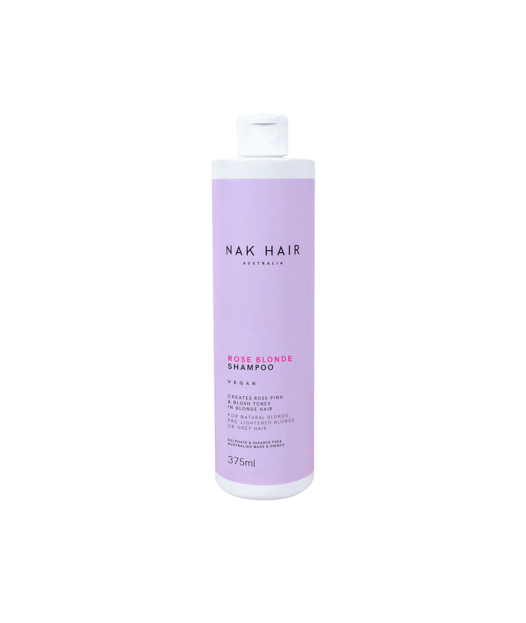 Rose Blonde - szampon bogaty w składniki odżywcze, uzupełnia kolor oraz nadaje różowe refleksy włosom blond 375ml