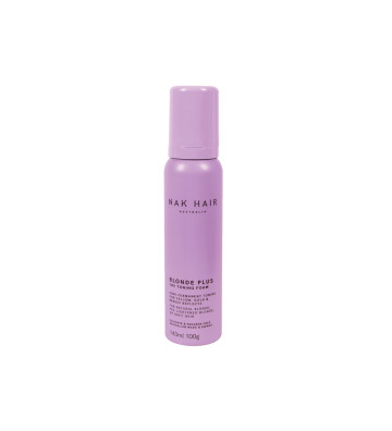 Blonde Plus 10V - toning mousse, created to control unwanted yellow and copper highlights 143ml - Nak Haircare 1