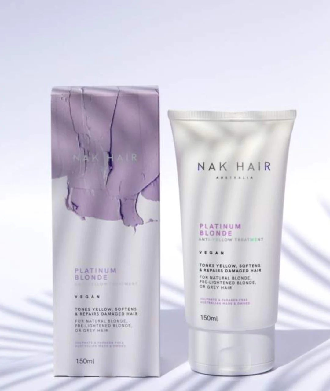 Platinum - ekskluzywna maska przeciwko żółknięciu włosów blond, zmiękcza i regeneruje włosy w zaledwie 60 sekund 150ml widok