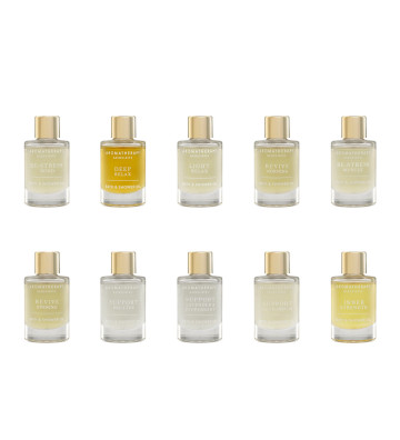 ULTIMATE WELLBEING GIFT - Collection of 10 bath oils 10x9ml. - Aromatherapy Associates 2