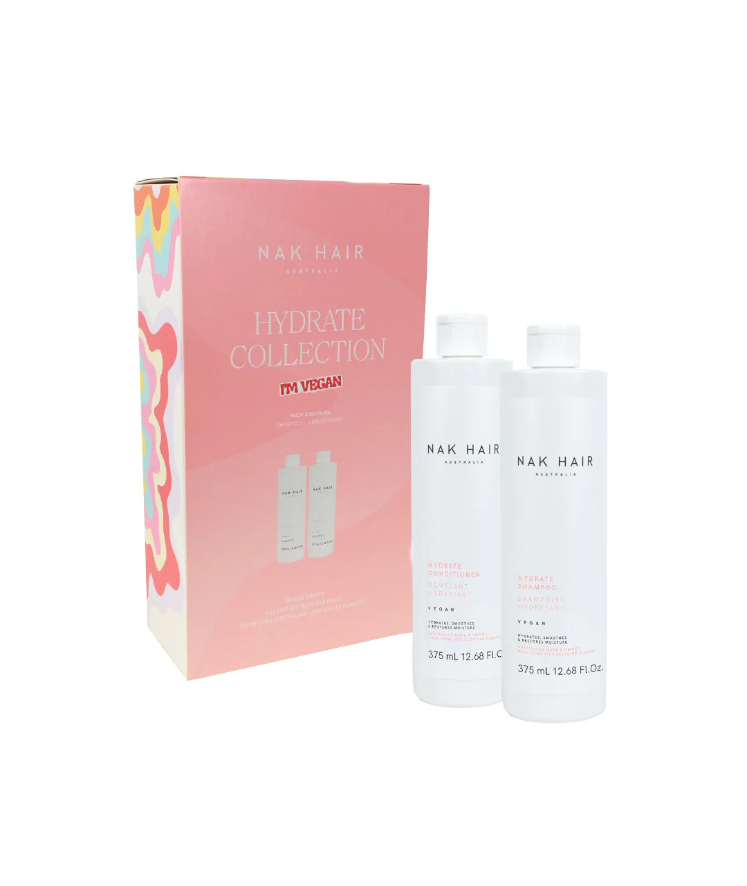 Hydrate - zestaw wzmacniająco - wygładzający 375ml+375ml opakowanie