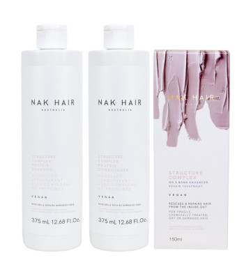 Structure Complex - restorative set for damaged hair 375ml+375ml+150ml - Nak Haircare 2