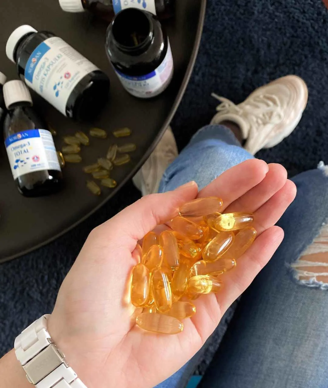 Omega-3 Arktis 120 kapsułek widok kapsułki