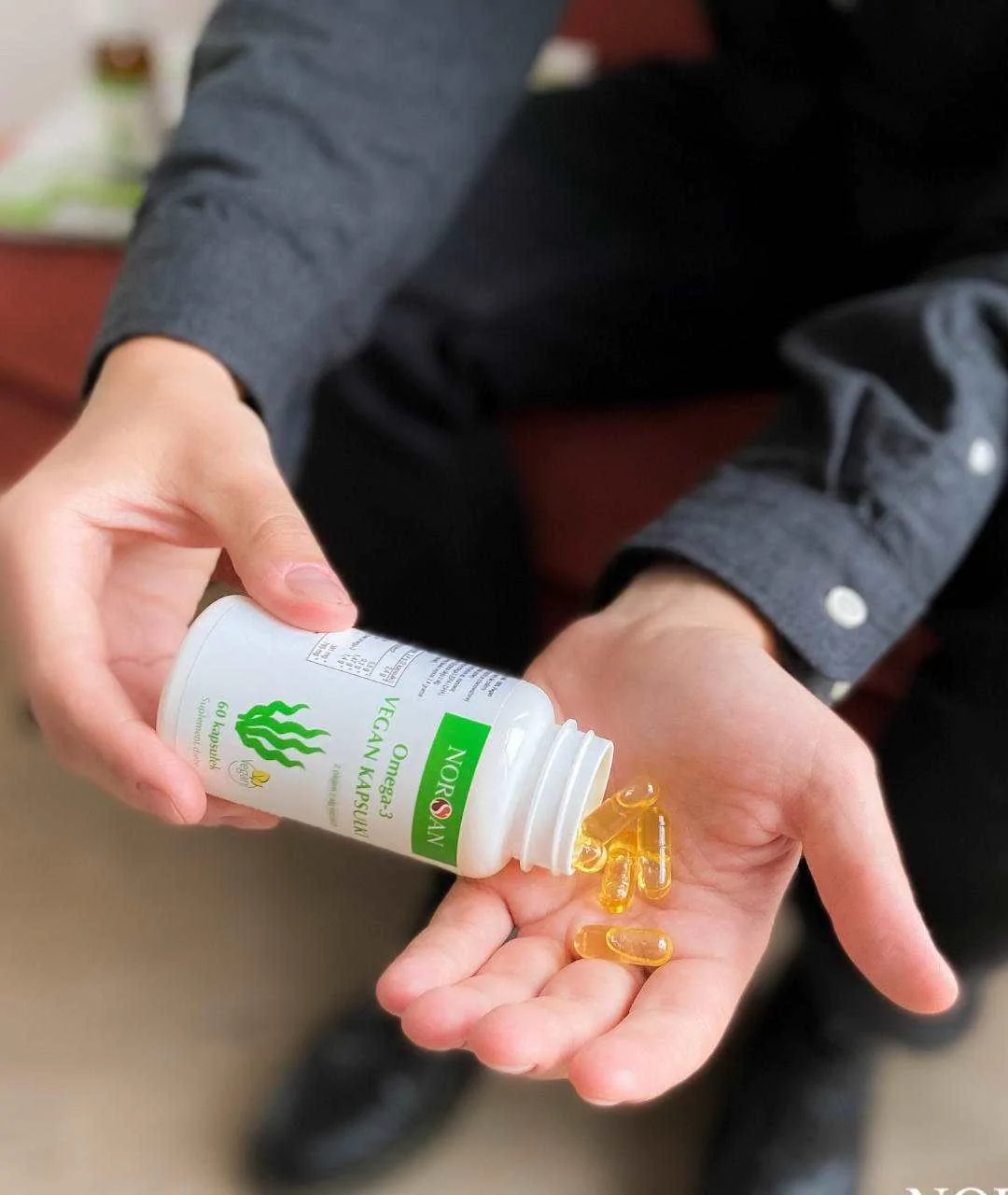 Omega-3 Vegan 80 kapsułek widok