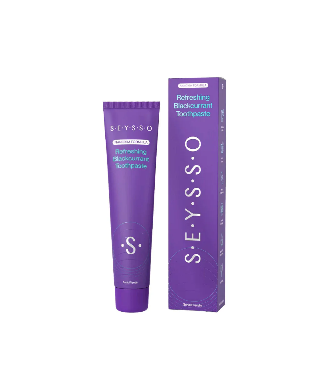 COLOR Blackcurrant Refreshing Toothpaste 75ml with packaging