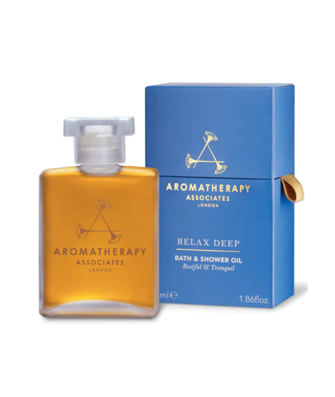 DEEP RELAX BATH & SHOWER OIL - Deep relaxing bath oil 55ml with packaging DEEP RELAX BATH & SHOWER OIL - Deep relaxing bath oil 55ml with packaging