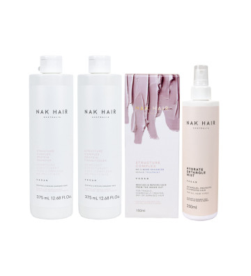Structure Complex - daily care restorative kit 375ml+375ml+150ml+250ml - Nak Haircare 2