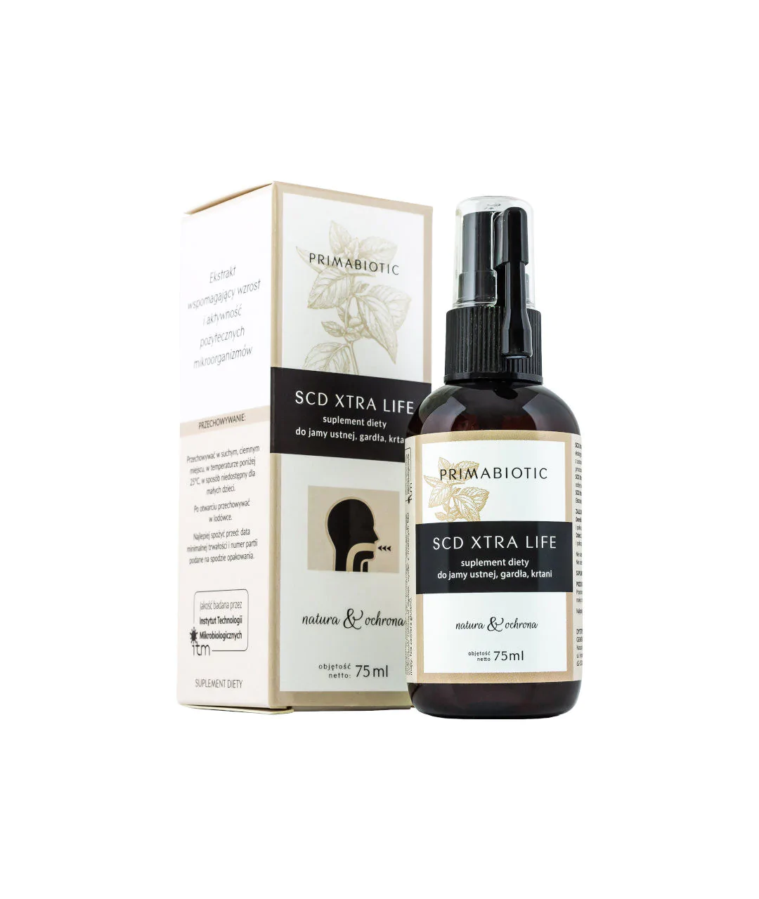 SCD Xtra Life spray do jamy ustnej 75 ml opakowanie