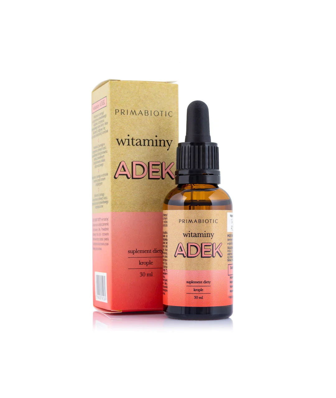 Witaminy ADEK - krople 30 ml opakowanie - wizualizacja Witaminy ADEK - krople 30 ml opakowanie - wizualizacja