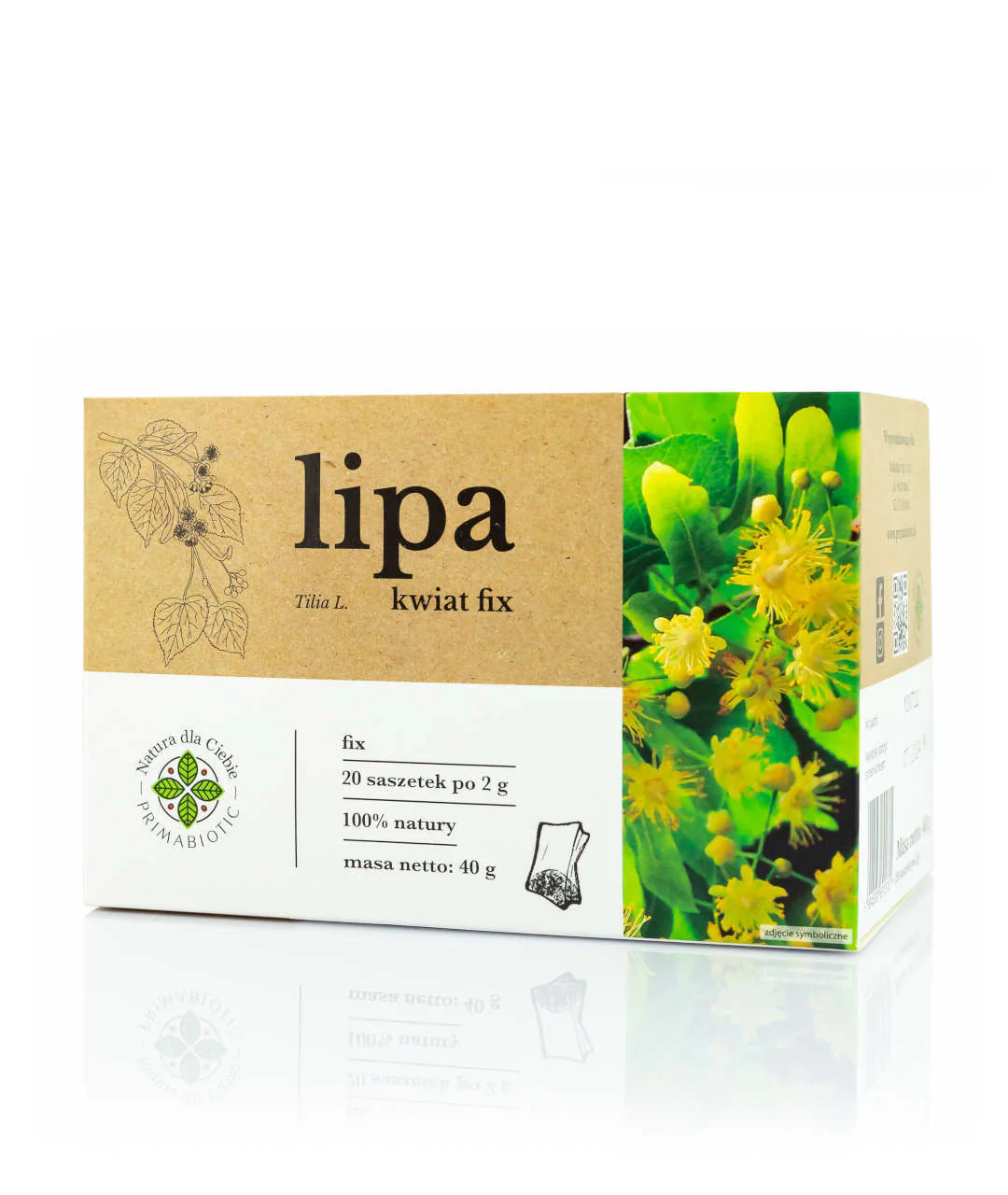 Lipa kwiat fix 20 x 2 g opakowanie