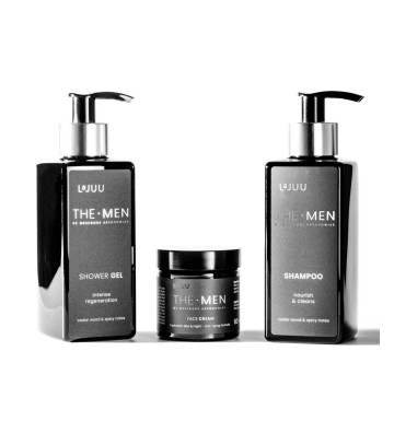 Zestaw krem do twarzy na dzień i na noc 60ml, żel pod prysznic 250ml, wzmacniający szampon do włosów 250ml