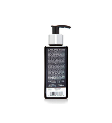 Wzmacniający szampon do włosów dla mężczyzn z Wodą Kokosową i Olejem Roślinnym 250ml tył