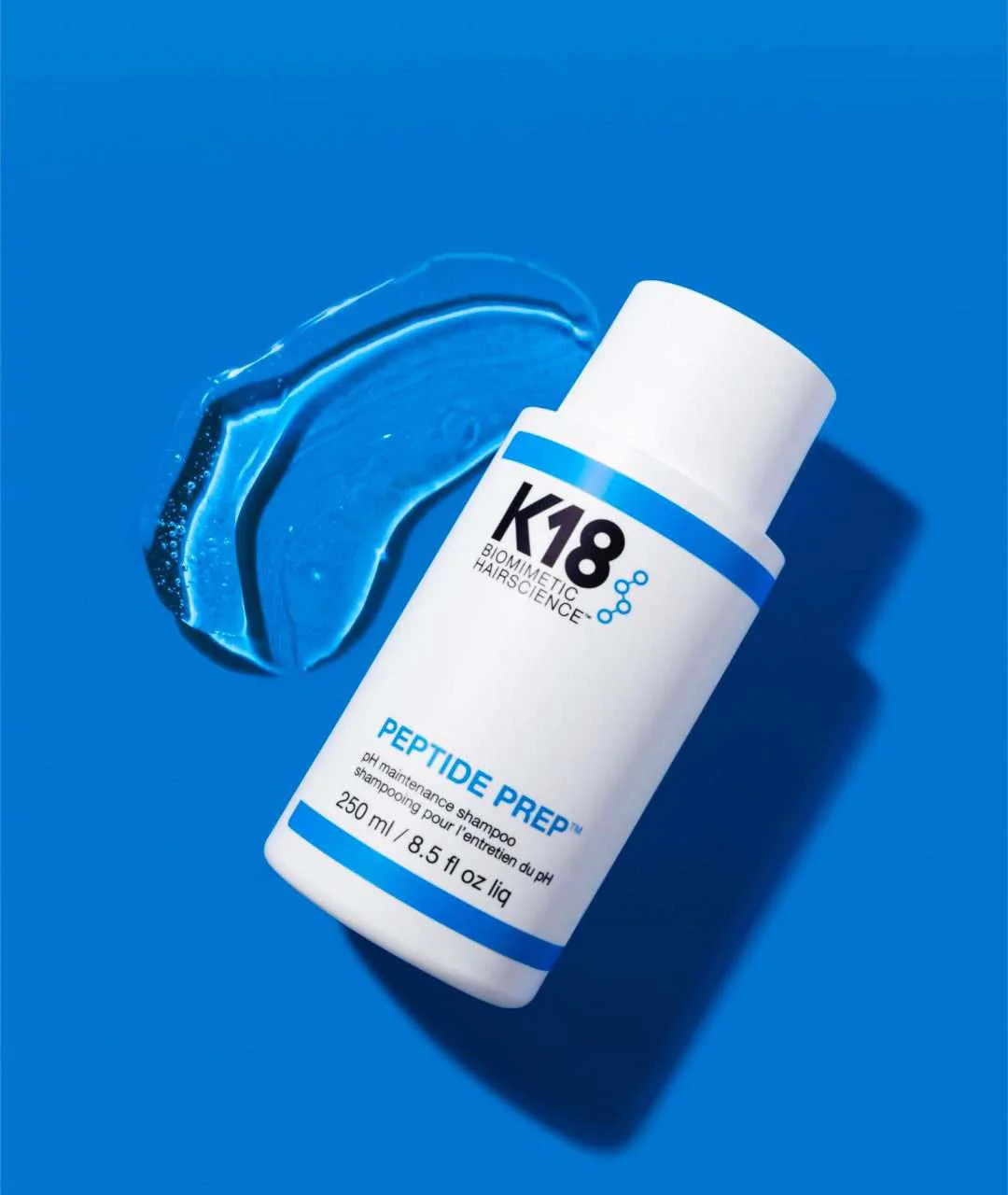 Peptide prep™ szampon utrzymujący ph 250ml widok i konsystencja