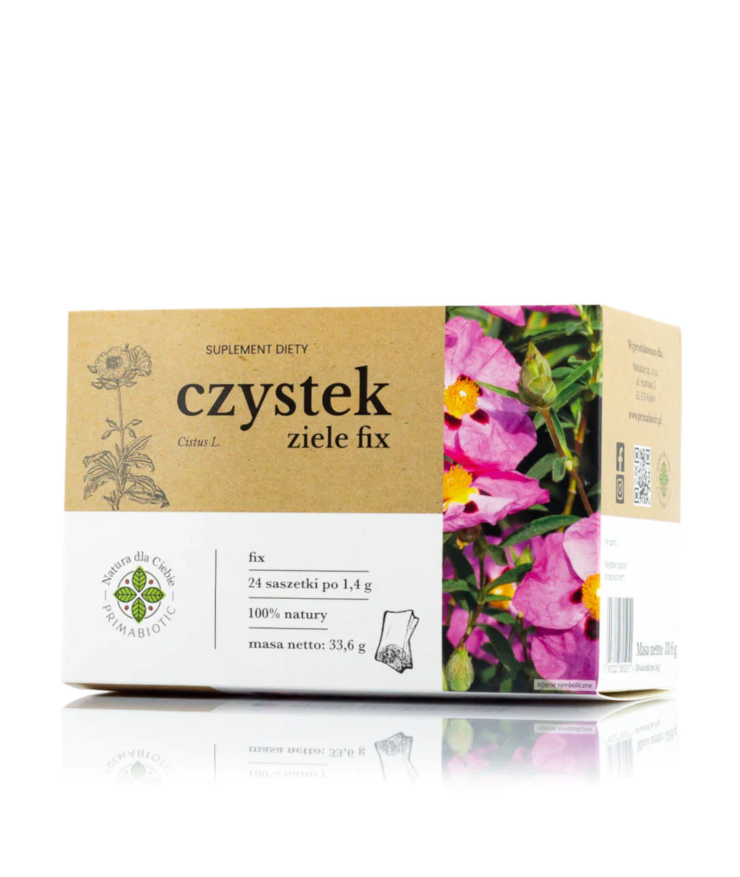 Czystek ziele fix 24 x 1,4 g opakowanie