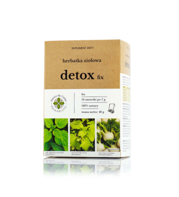 Herbatka ziołowa Detox fix 24 x 2g - Primabiotic