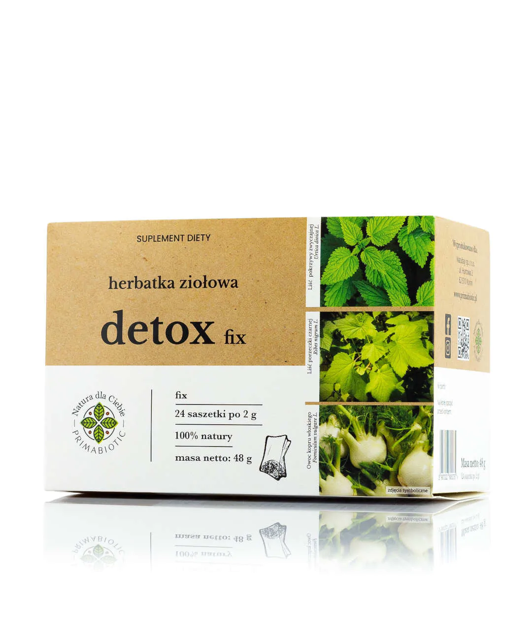 Detox fix herbal tea 24 x 2g package