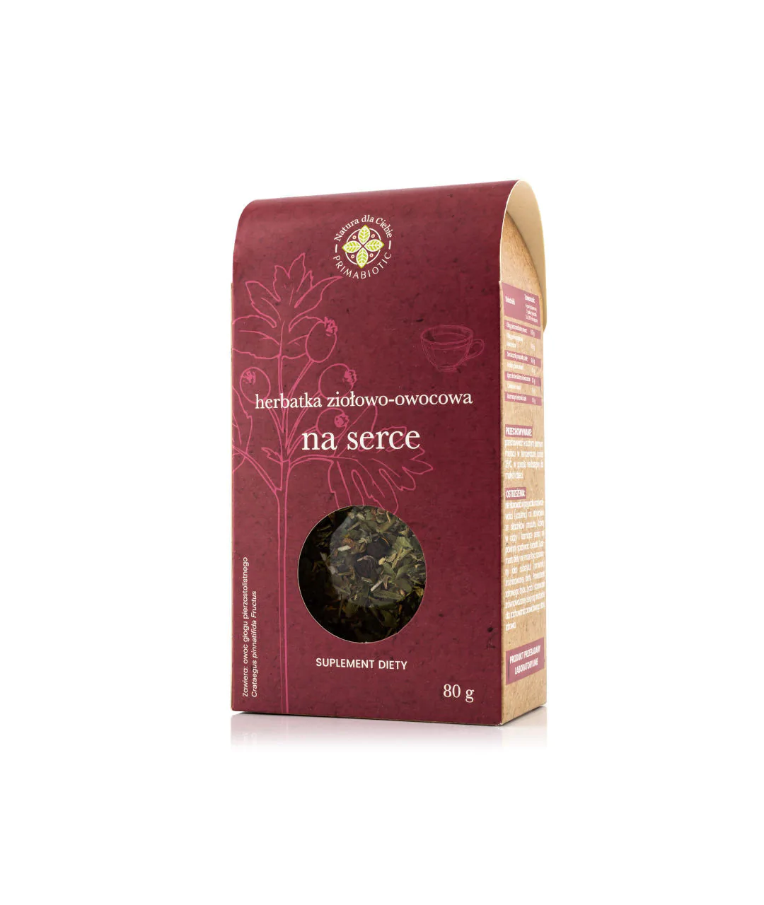 Herbatka ziołowo-owocowa na serce 80 g Herbatka ziołowo-owocowa na serce 80 g