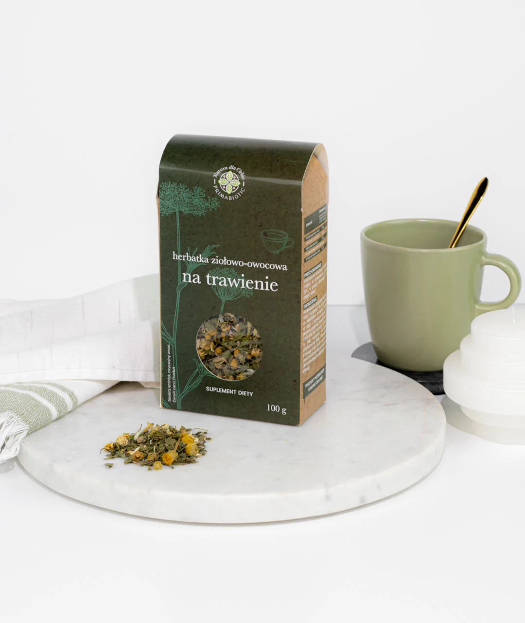 Herbatka ziołowo-owocowa na trawienie 100 g opakowanie
