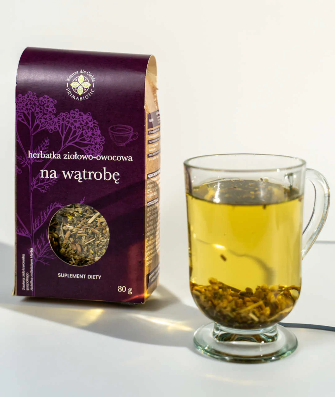 Herbal and fruit tea for liver 80 g package