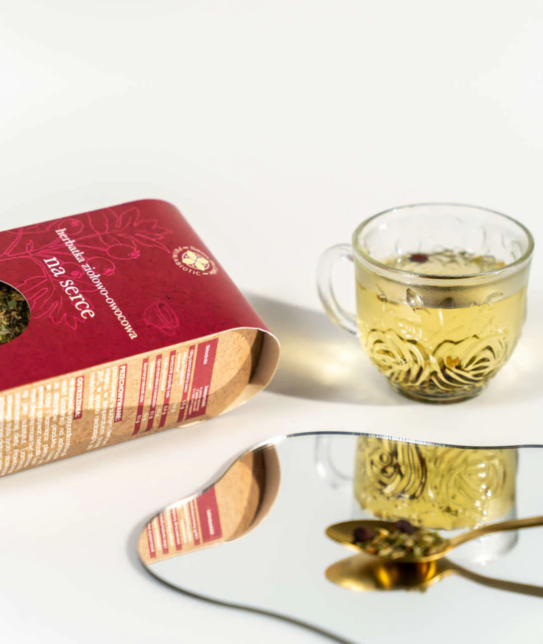 Herbatka ziołowo-owocowa na serce 80 g opakowanie - wizualizacja