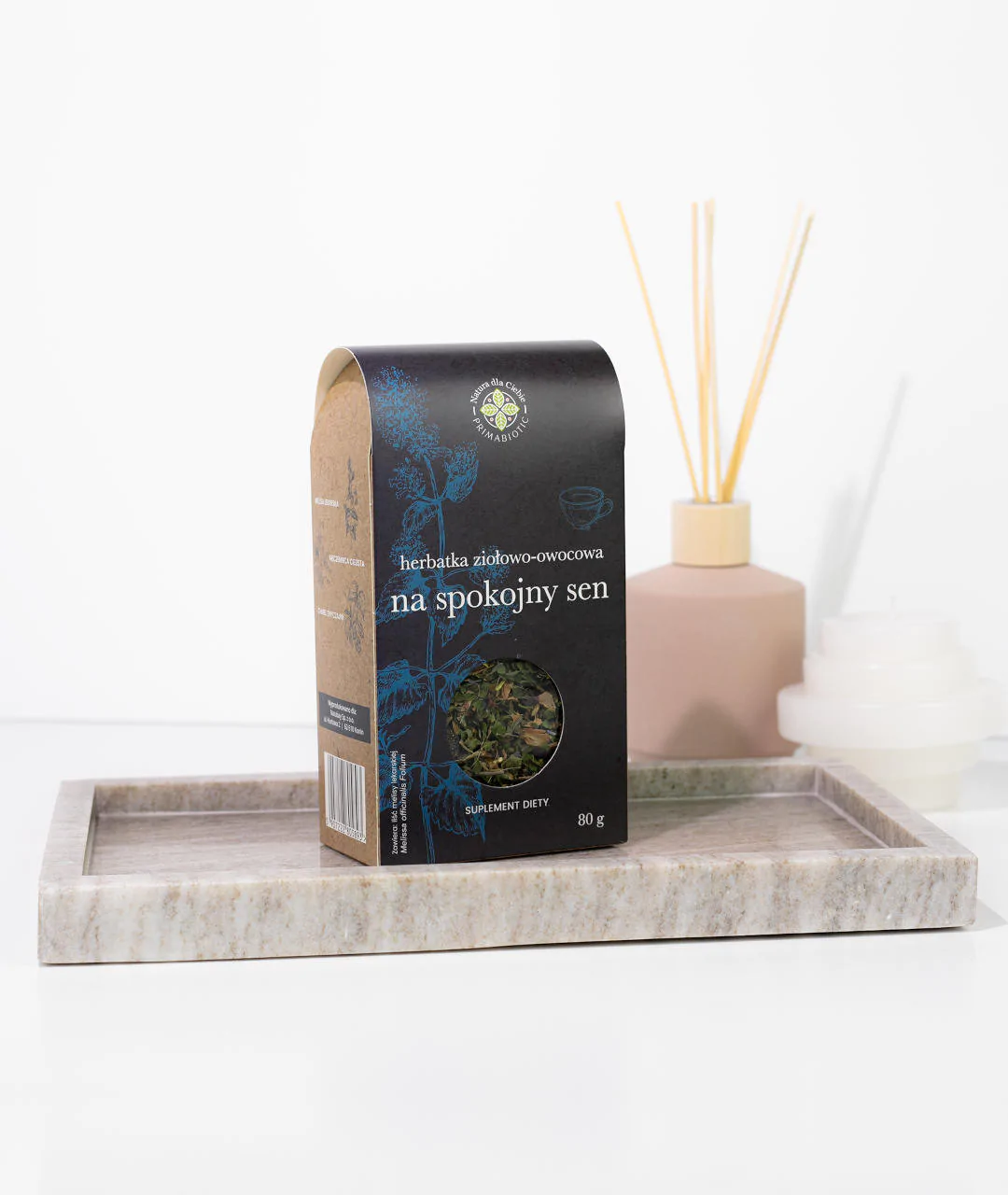 Herbal and fruit tea for peaceful sleep 80 g package - visualization