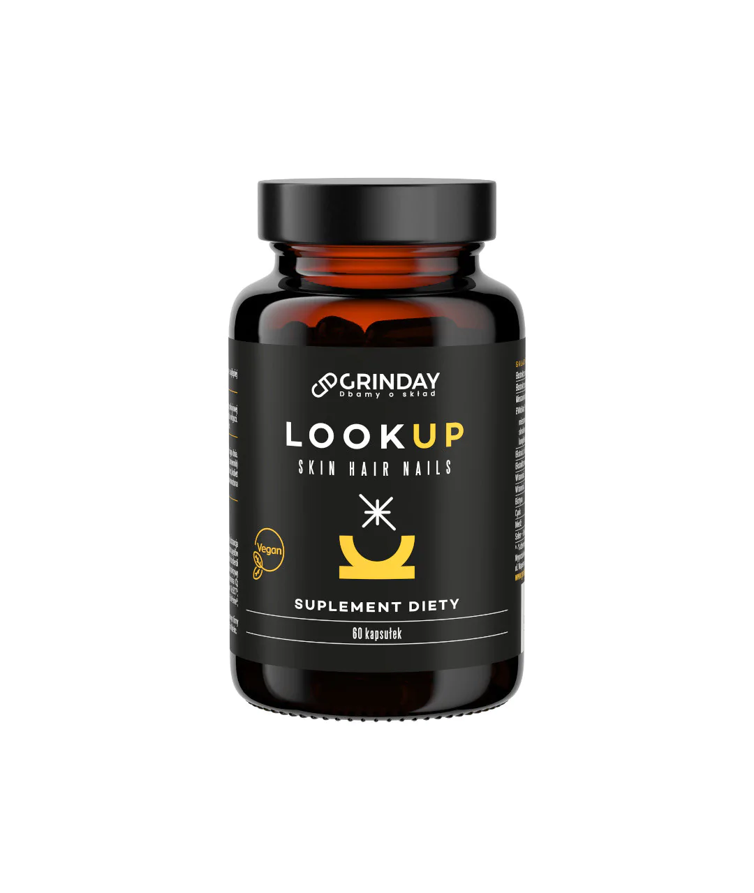 Grinday Look Up Skin Hair Nails - Formula Hair Skin Nails 60 Capsules. Grinday Look Up Skin Hair Nails - Formula Hair Skin Nails 60 Capsules.