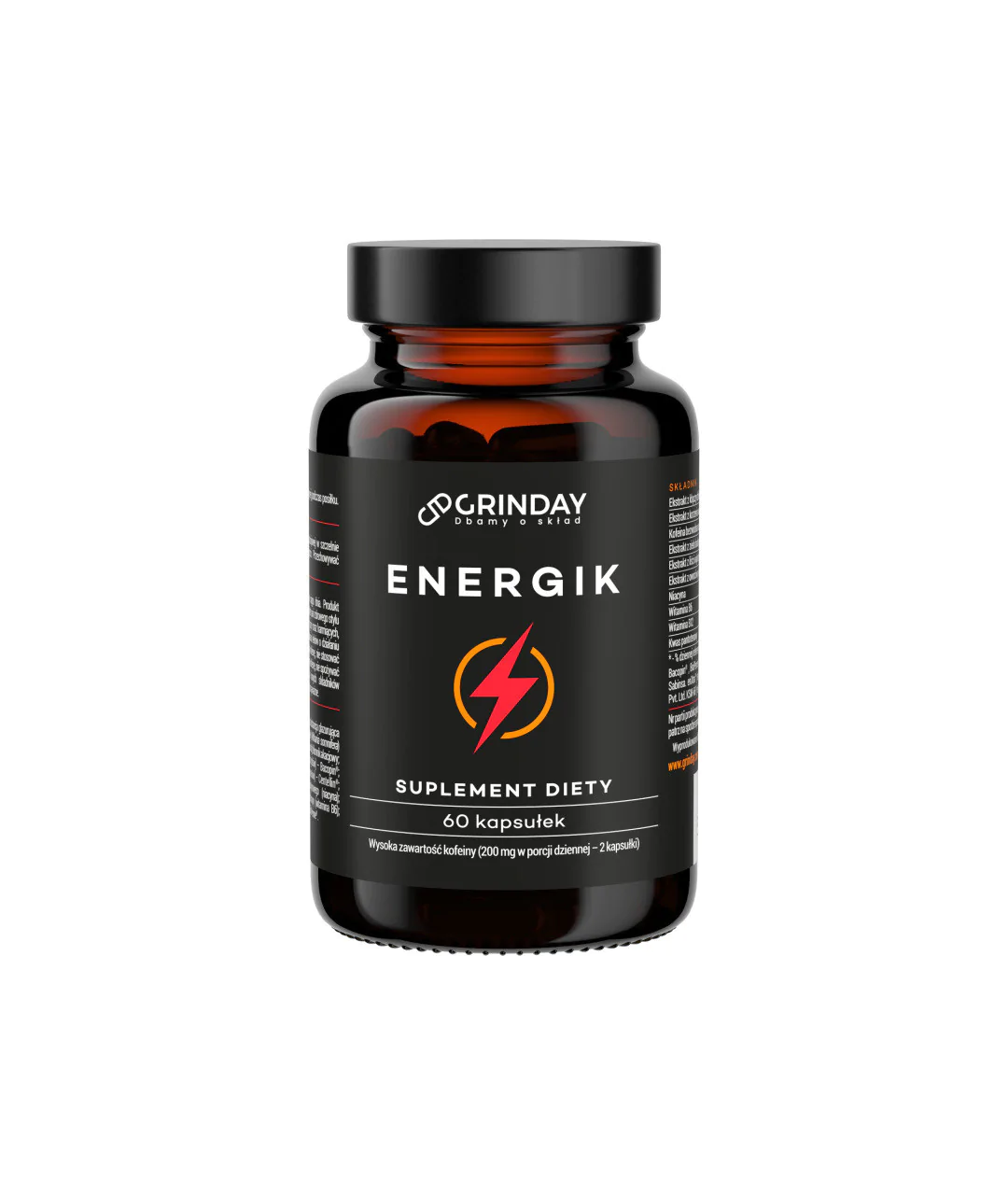 Grinday Energik - Energy Stimulation 60 Capsule pack.