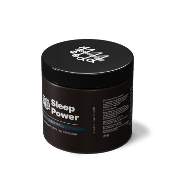 Sleep Power 60 kapsułek opakowanie w tle