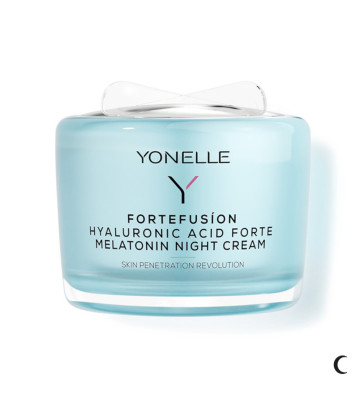 Fortefusíon Night Cream with Melatonin and Hyaluronic Acid Forte 55 ml. - YONELLE