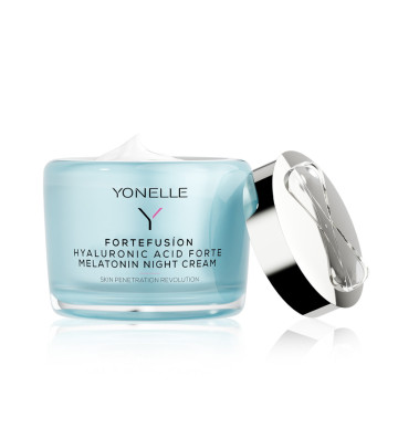 Fortefusíon Night Cream with Melatonin and Hyaluronic Acid Forte 55 ml package from afar.