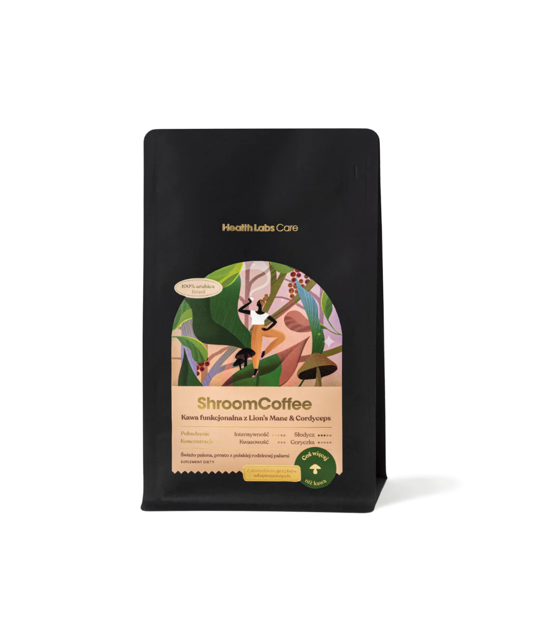 ShroomCoffee - Functional coffee with Lion's Mane and Cordyceps 252 g