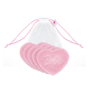 Heart Pads - Barbie™ reusable cosmetic pads. - Glov 3