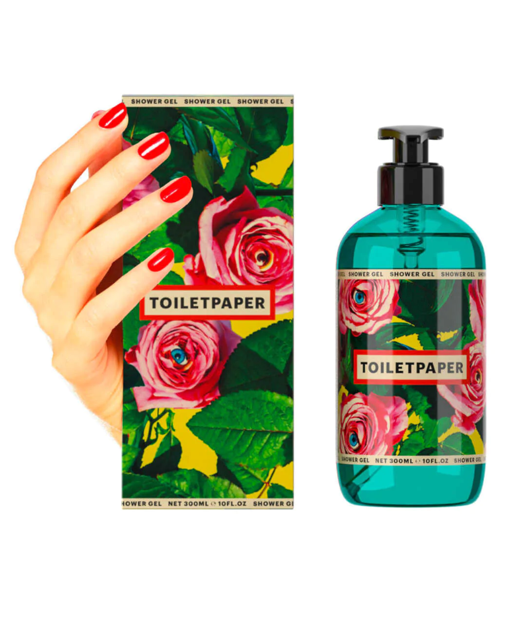 TOILETPAPER SHOWER GEL 300ml pack.