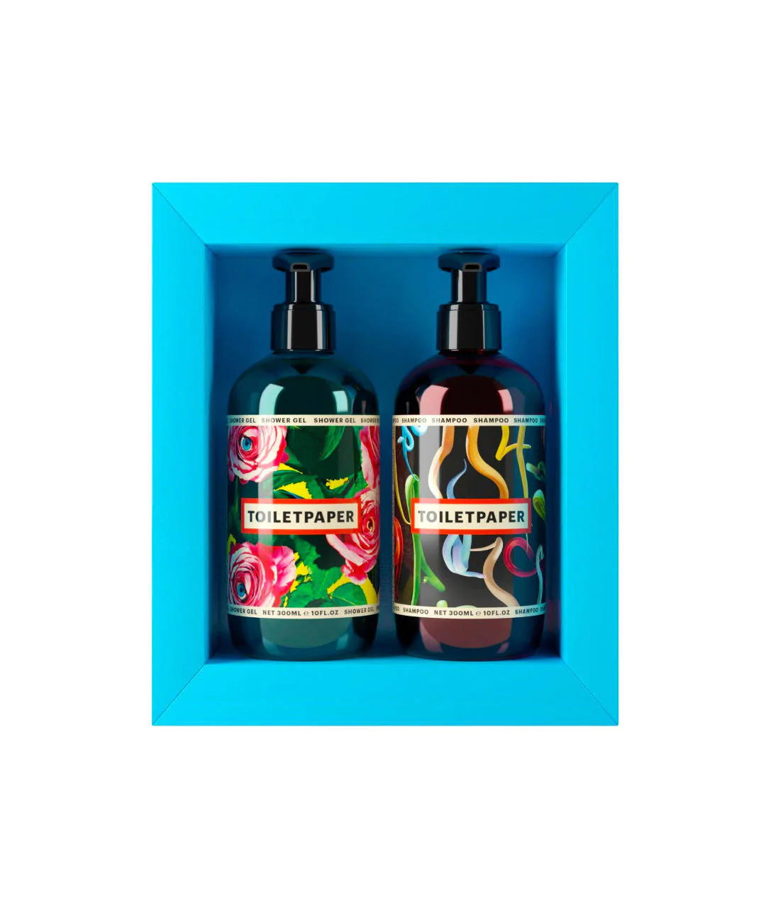 TOILETPAPER HAIR & BODY KIT packaging. TOILETPAPER HAIR & BODY KIT packaging.