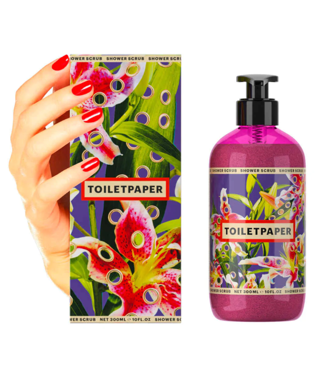 TOILETPAPER SHOWER SCRUB 300ml  opakowanie - wizualizacja