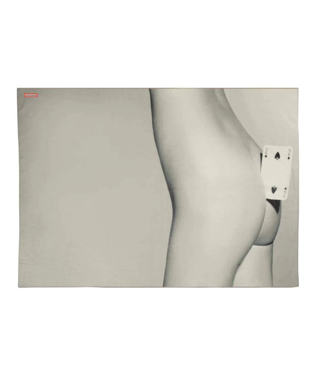 TOILETPAPER BEACH PAREO "TWO OF SPADES" 100x150cm package. TOILETPAPER BEACH PAREO "TWO OF SPADES" 100x150cm package.
