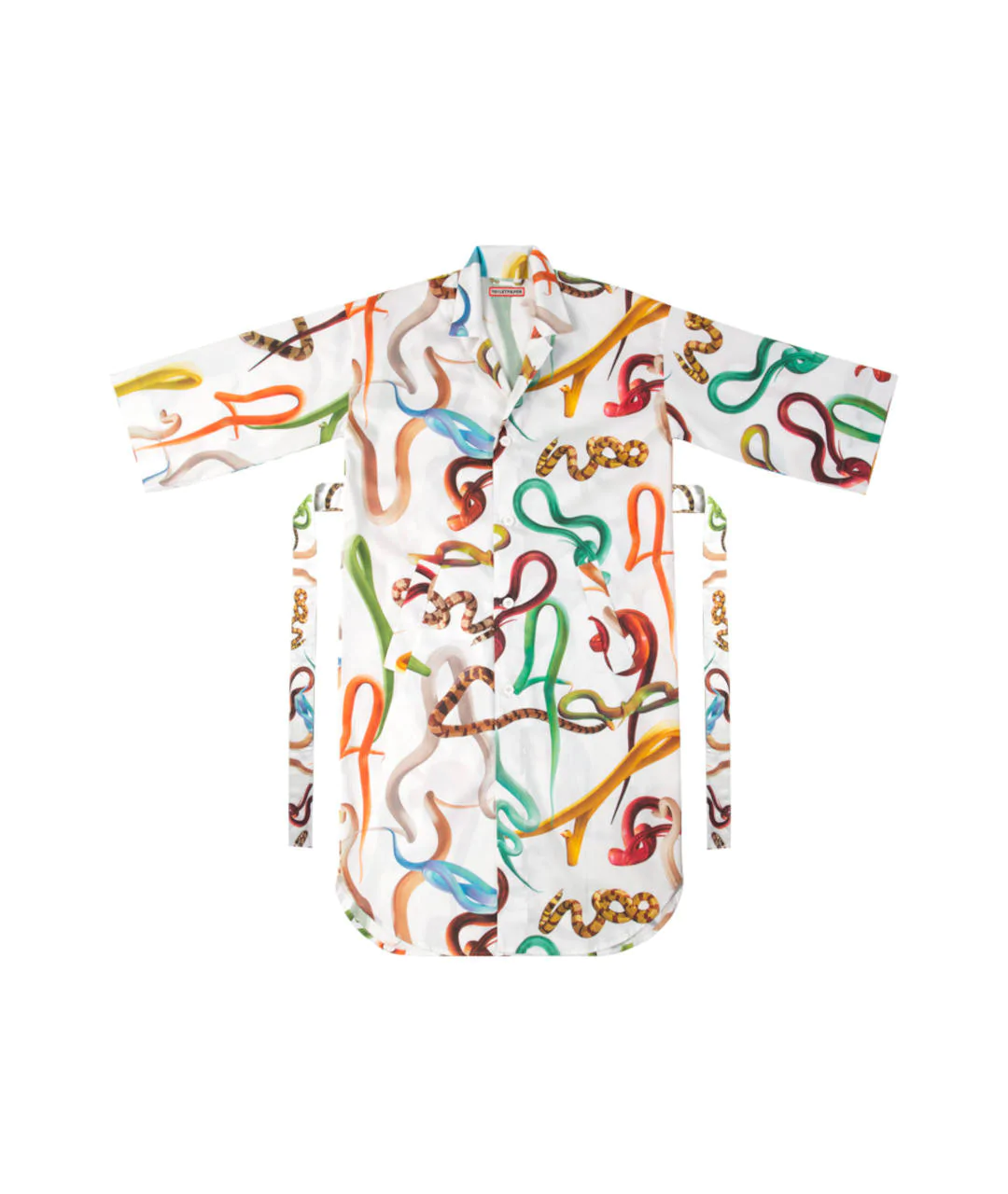 TOILETPAPER NIGHTGOWN "SNAKES/WHITE" L/XL TOILETPAPER NIGHTGOWN "SNAKES/WHITE" L/XL