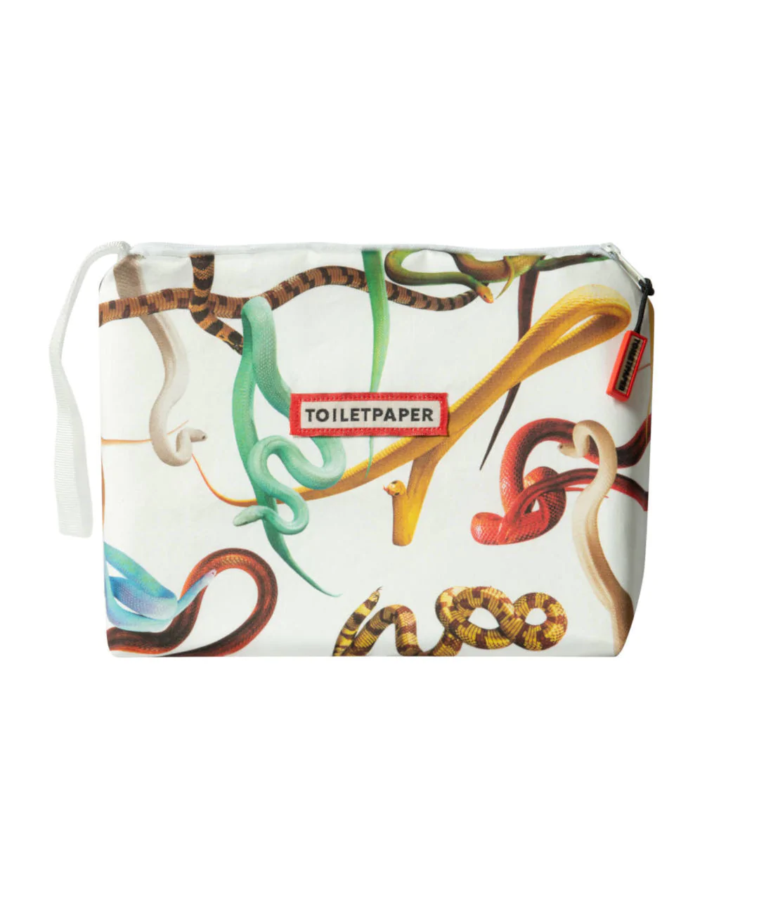 TOILETPAPER BEAUTY CASE "SNAKES/WHITE"