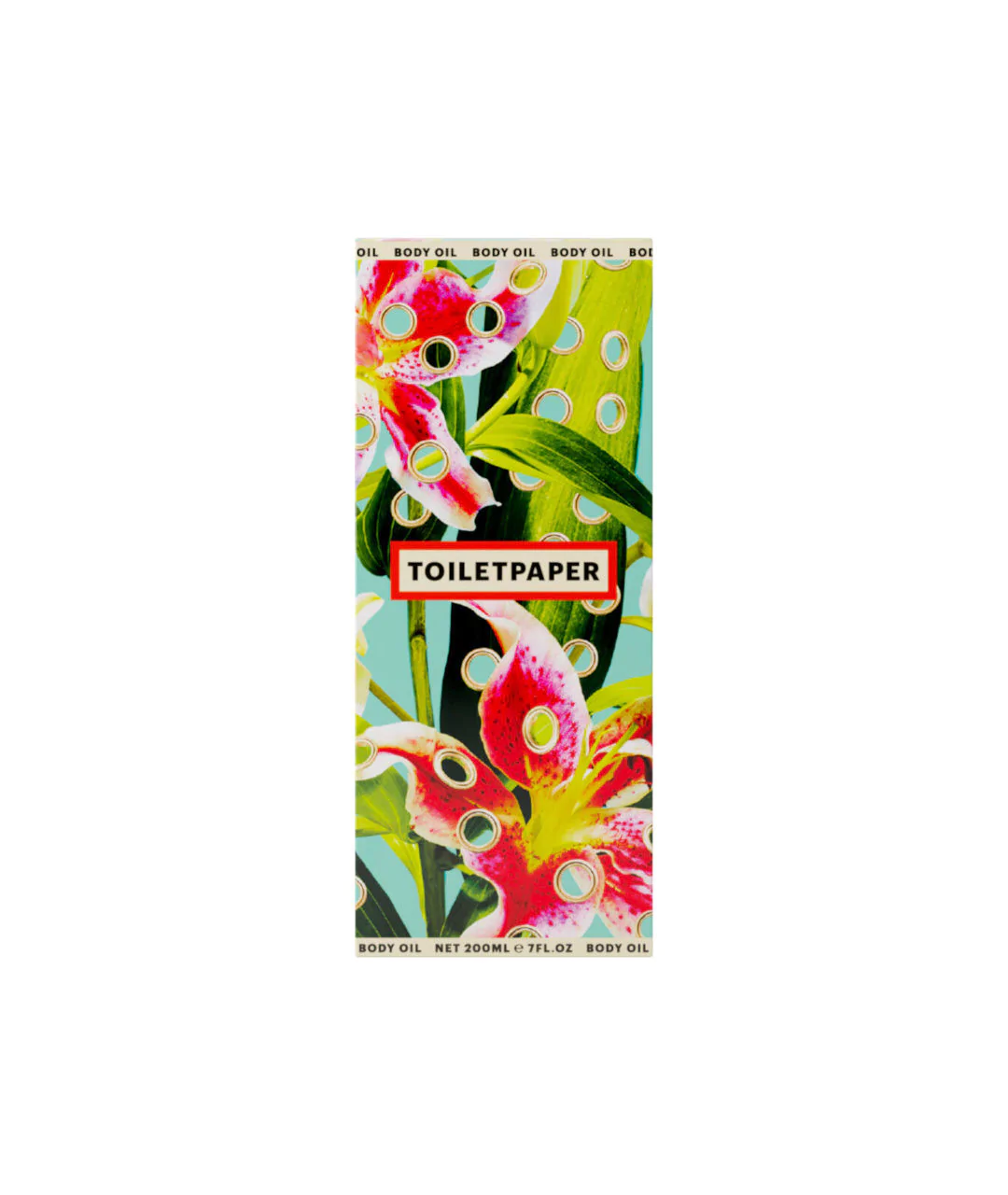 TOILETPAPER BODY OIL 200ml package - visualization